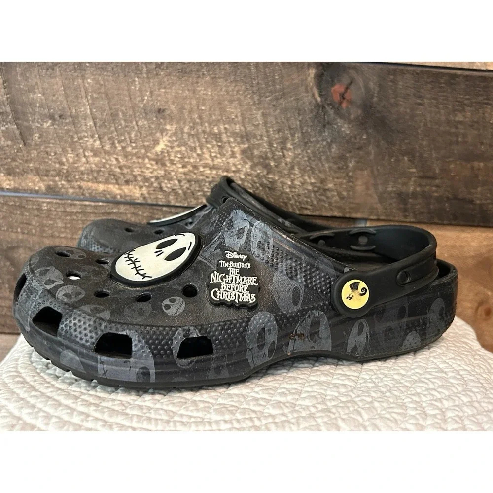 Crocs Tim Burtons‎ Nightmare Before Christmas Glow in The Dark W9 M7